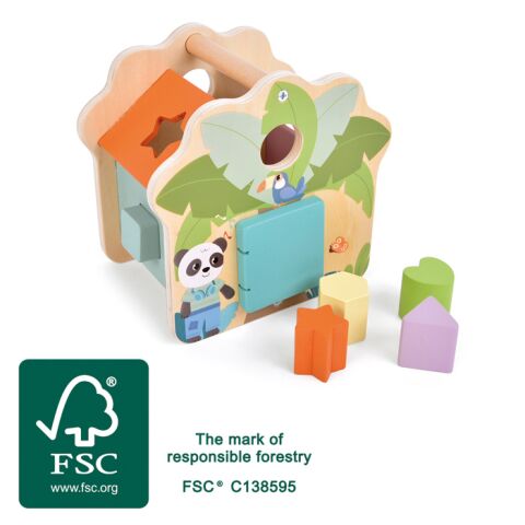 Small Foot Wooden Puzzle Jungle Friends